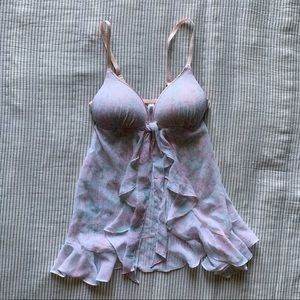 Never Worn Floral Sheer Lingerie Slip